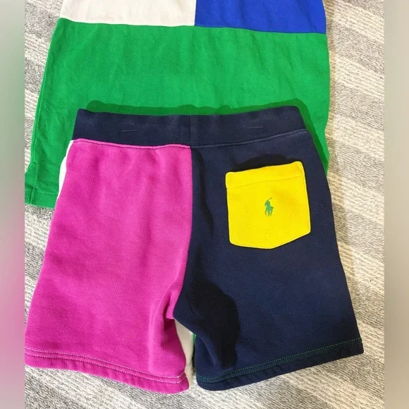 Polo by Ralph Lauren Big Pony Color-Blocked Polo Shirt And Shorts Set Boys Sz. 6 - Picture 6 of 8